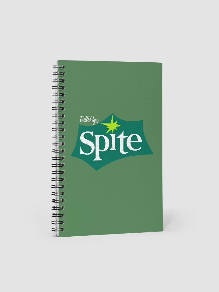 Fuelled by Spite - Spiral Notebook product image (1)