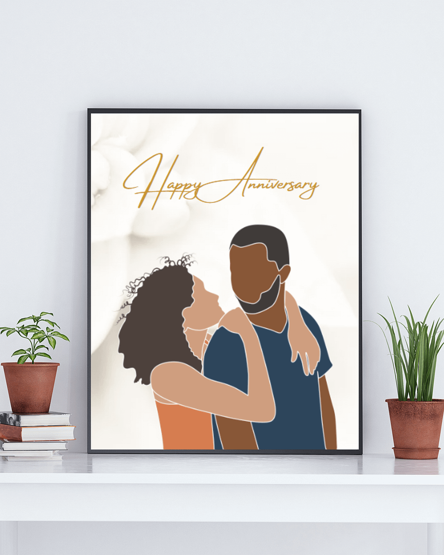 Custom Faceless Couple Portrait product image (1)
