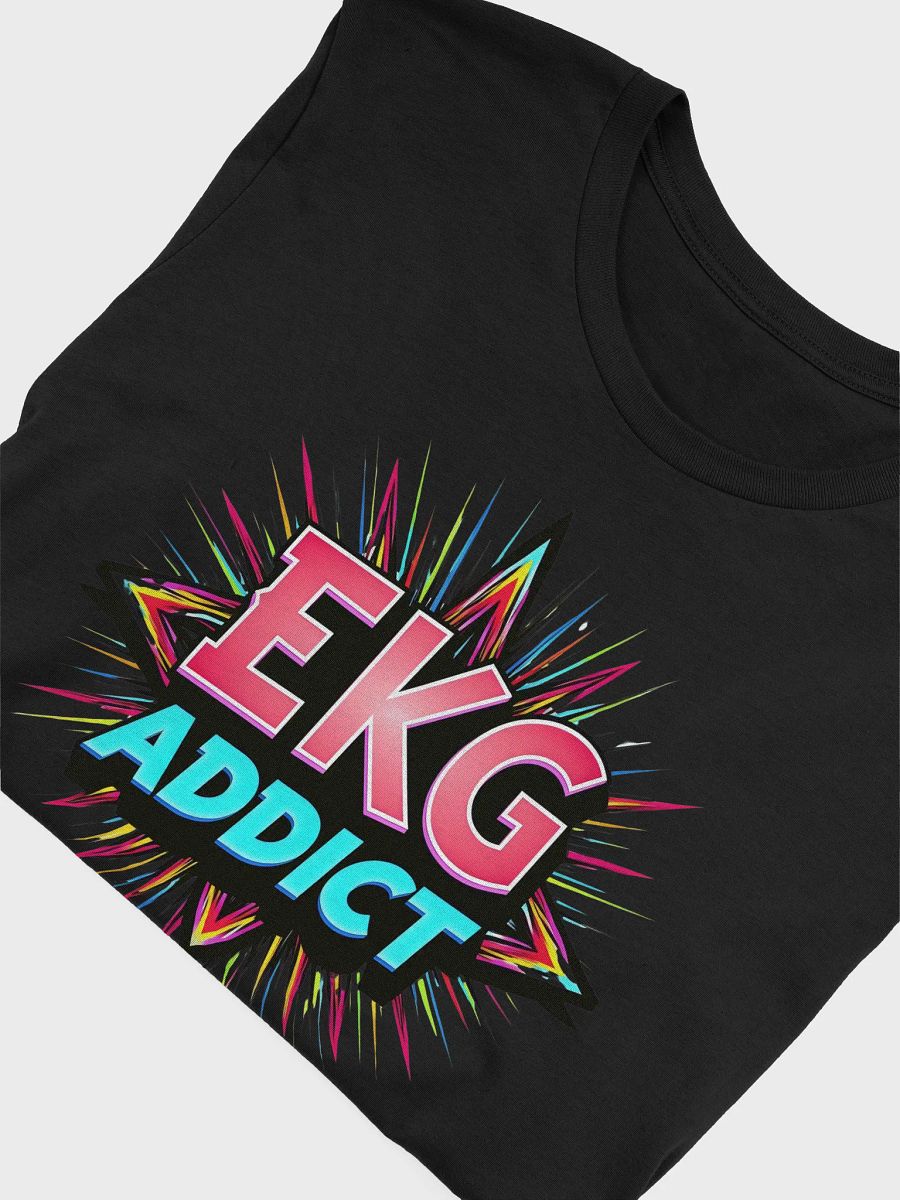 EKG Addict Burst T-Shirt product image (45)