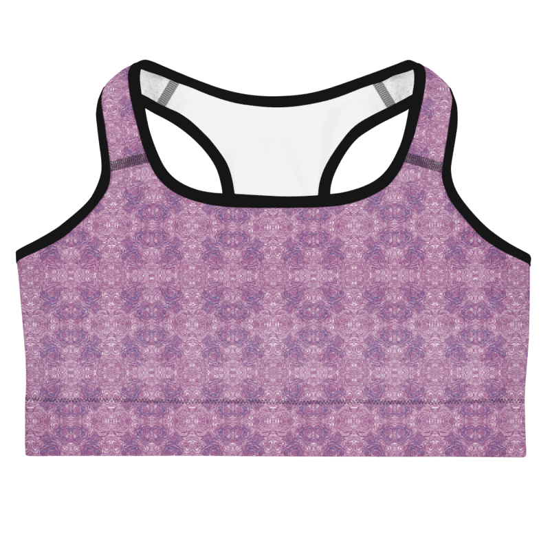 Cabbage Whorl – Customizable Basic Sports Bra product image (1)