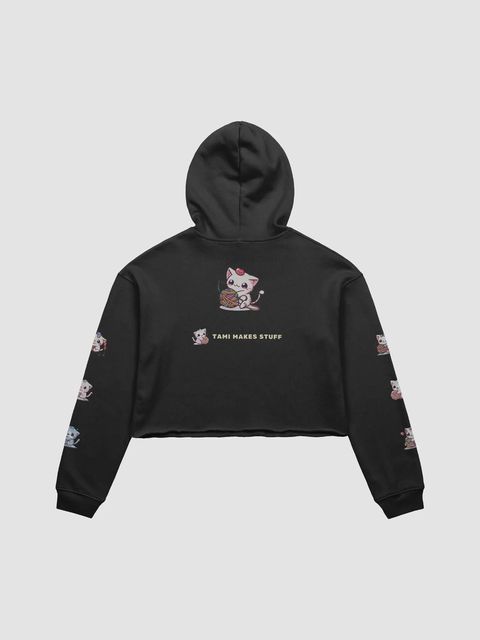 Tami Makes Stuff Crop Top Hoodie product image (4)