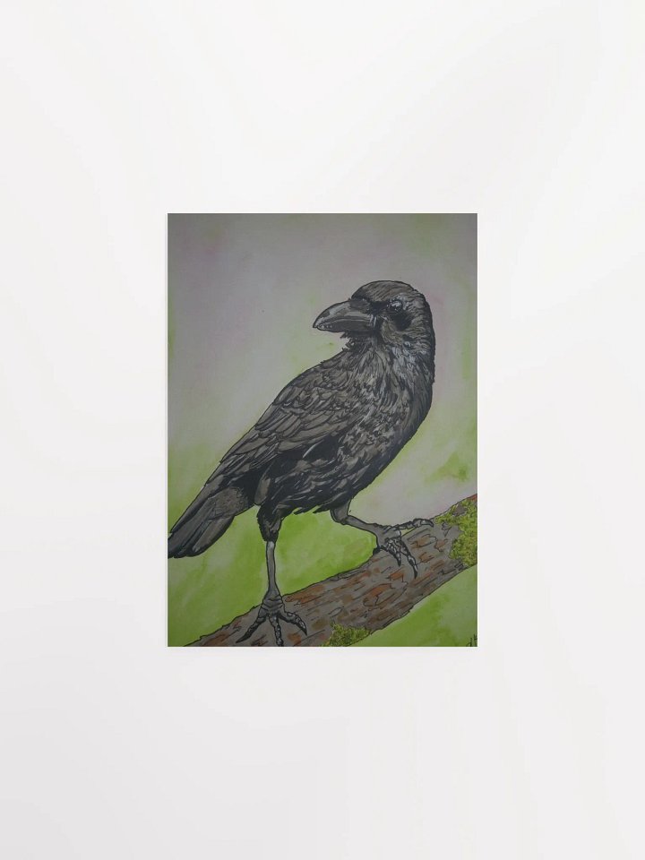 Corvid Series [00] Carrion crow poster print product image (1)