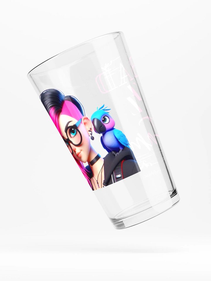 Funky PFBA Parrot Shaker Pint Glass product image (2)