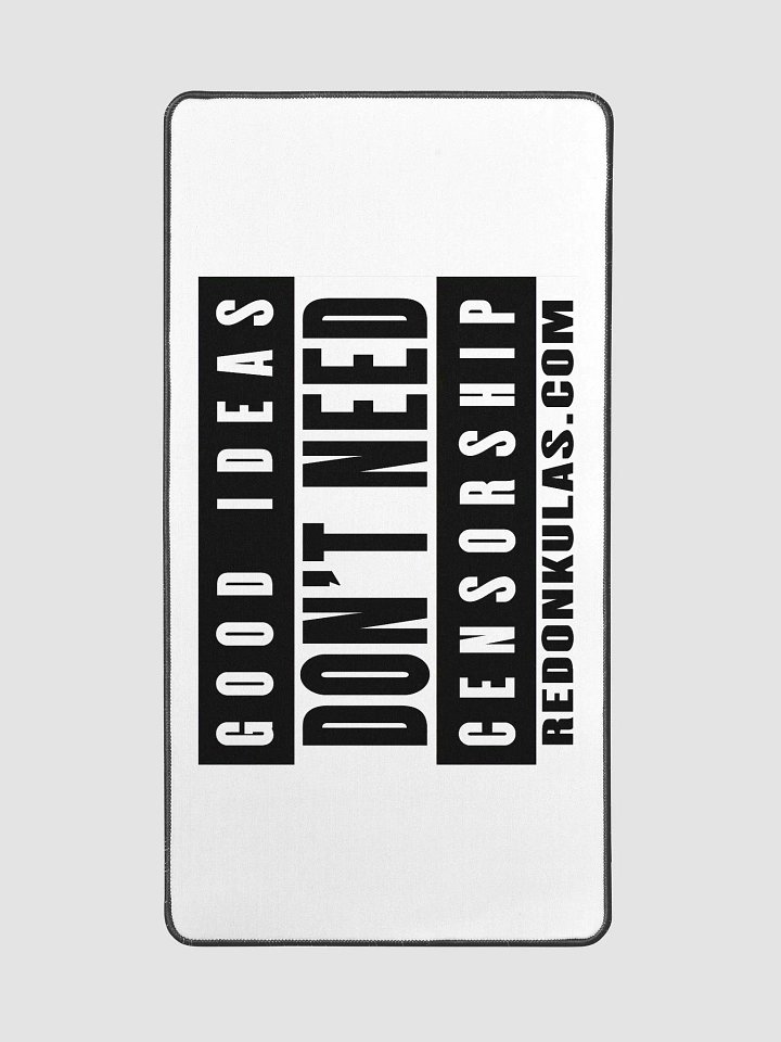 Good Ideas Don't Need Censorship - Desk Pad product image (2)