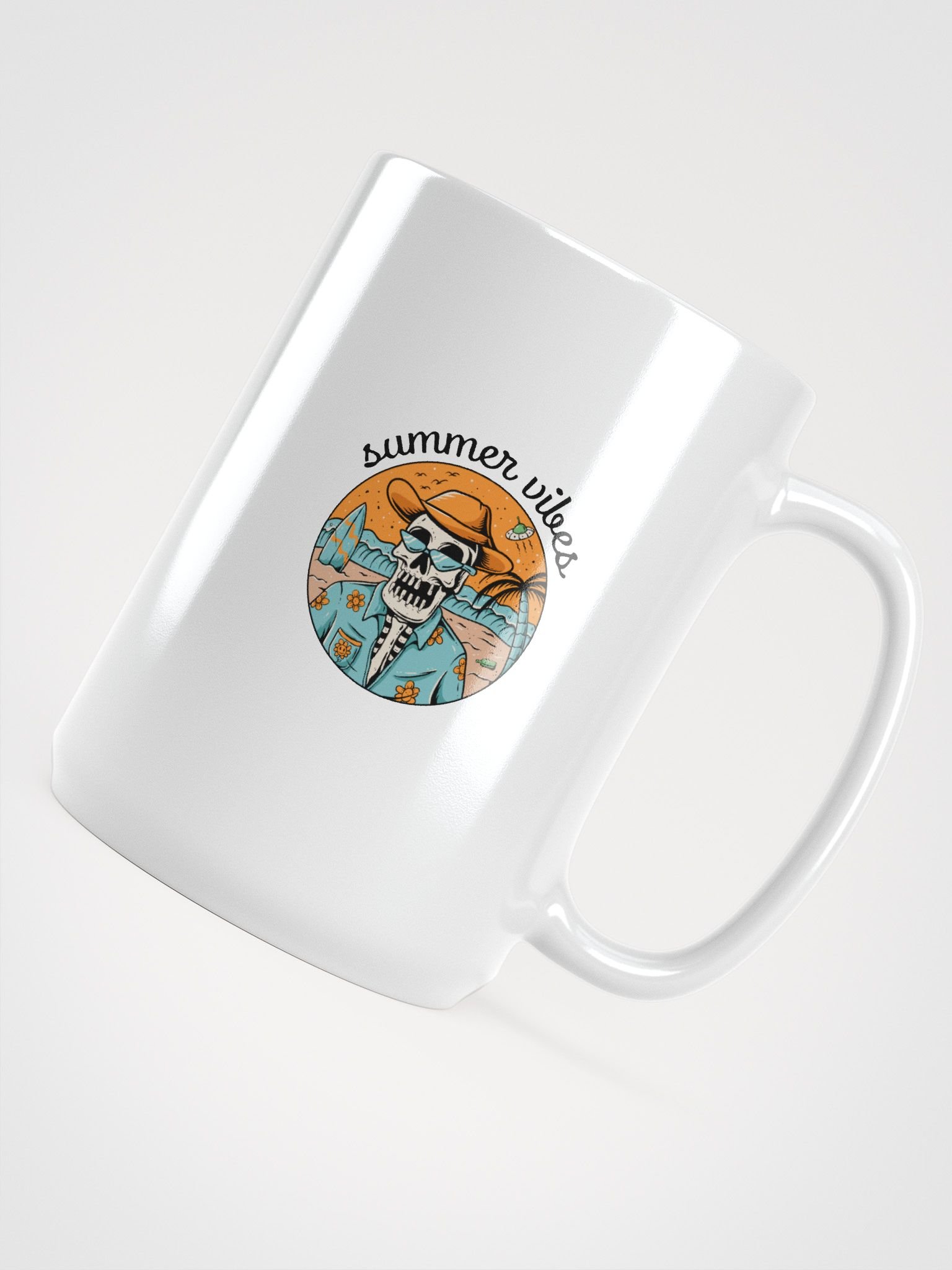 Chill Skeleton Beach Vibes Mug product image (4)
