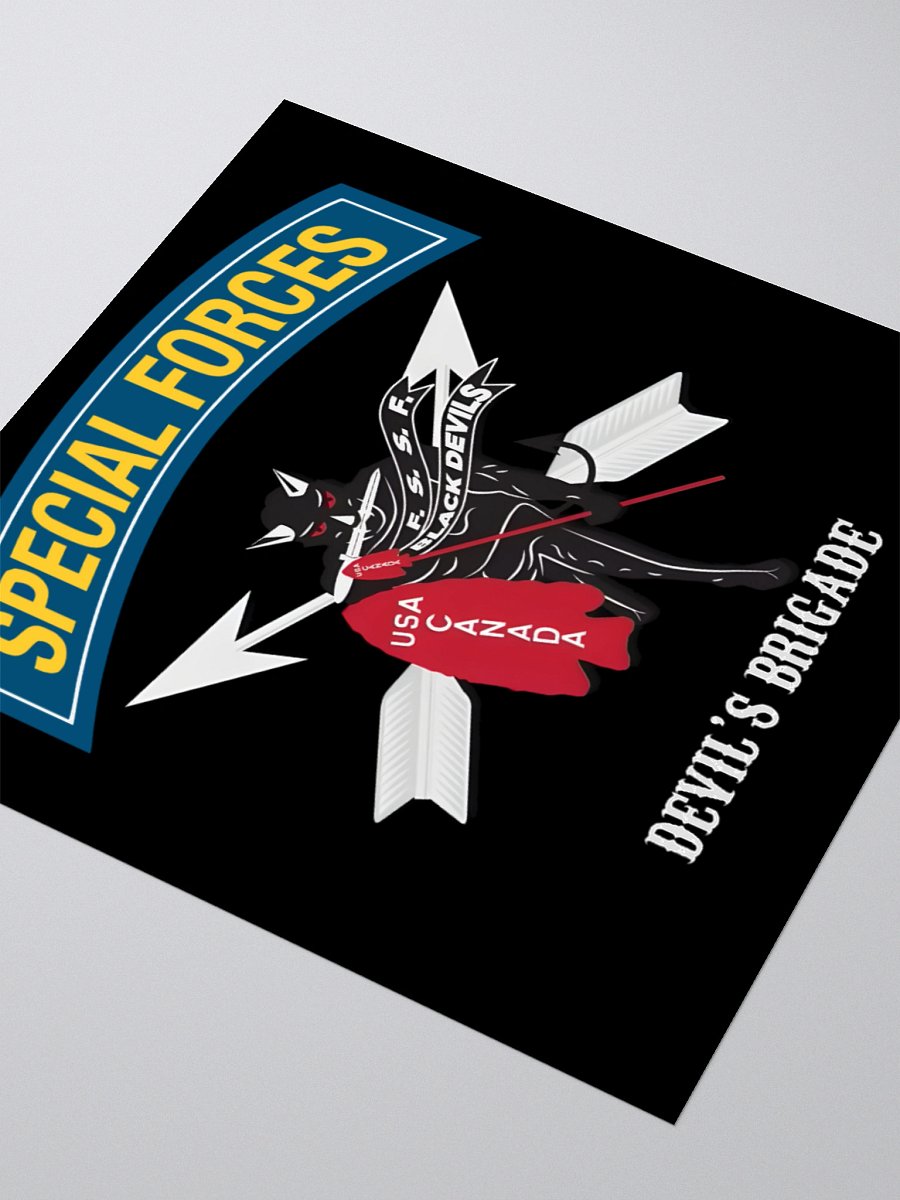 Black Devils Special Forces Kiss Cut Stickers product image (5)