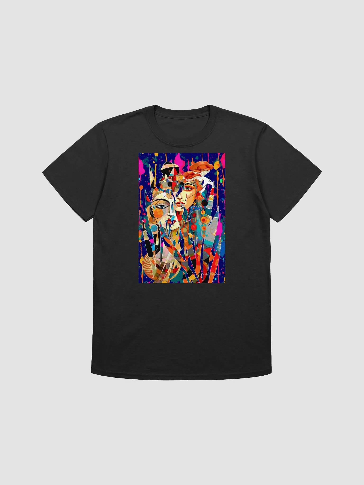 Abstract Faces Unisex T-Shirt product image (4)
