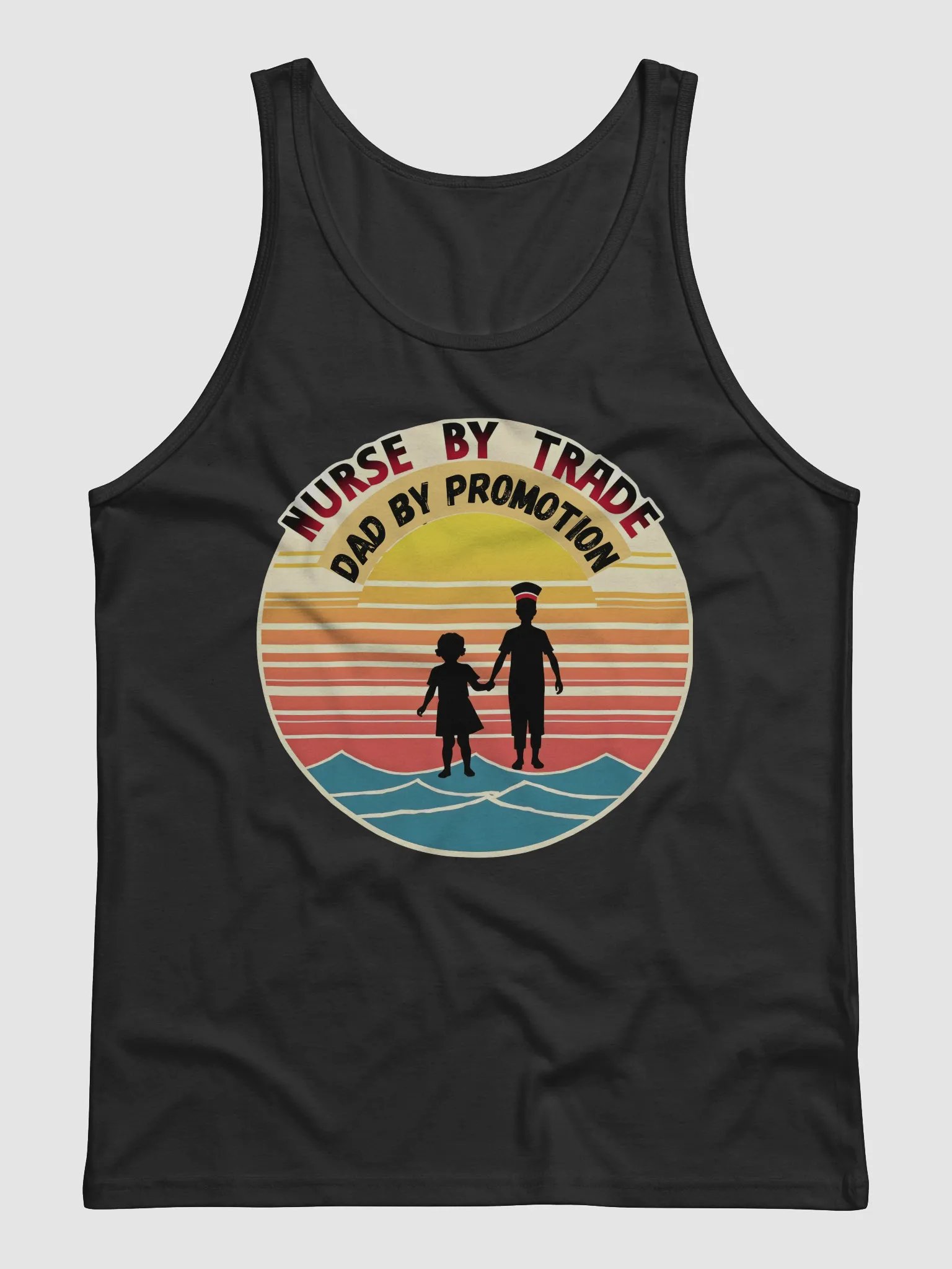 Sunset Silhouette Family Tank Top product image (5)