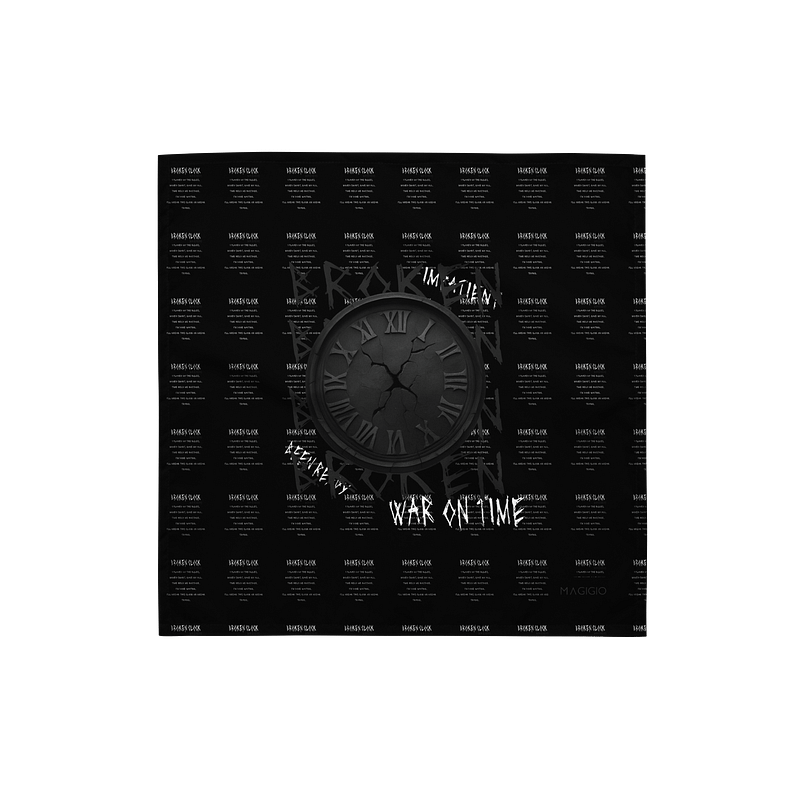 Magigio Broken Clock Bandana