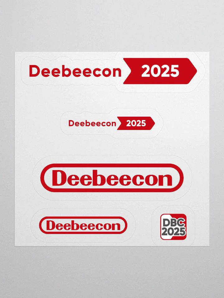 Official DeeBeeCon 2025 stickers product image (2)
