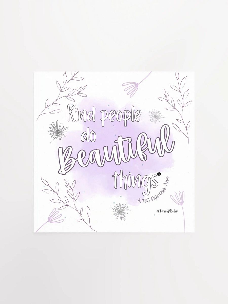 KPDBT - White/Lavender Poster product image (3)
