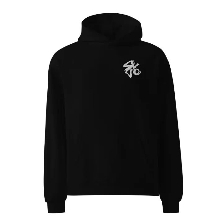 Hoodie Oversized Black Large Backprint product image (1)