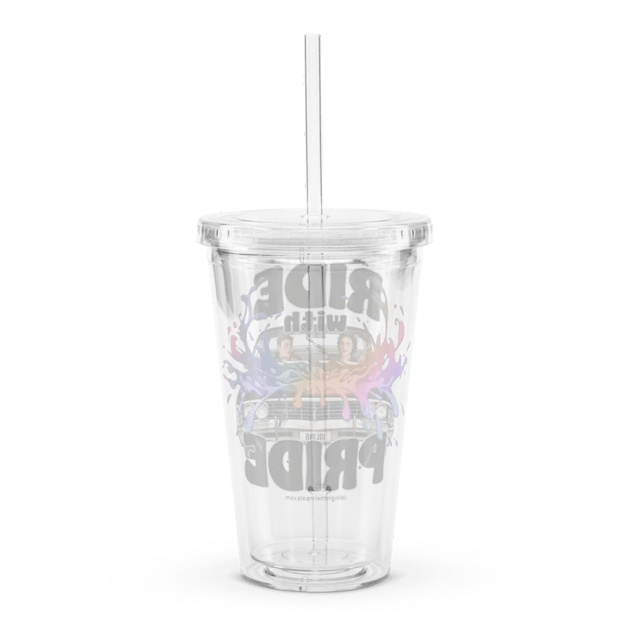 Ride with Pride Clear Tumbler product image (2)