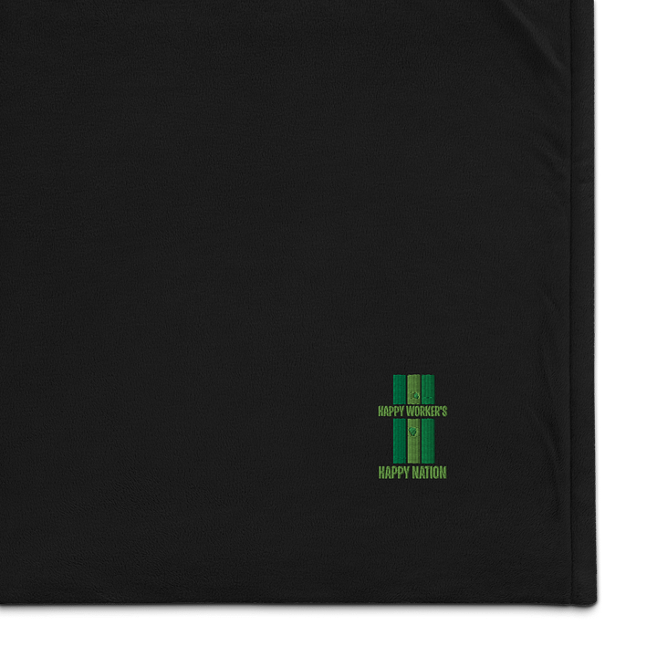 Nigerian Flag Inspired Premium Sherpa Blanket product image (1)