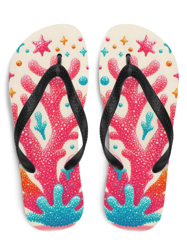 Coral Delight Flip Flops product image (1)