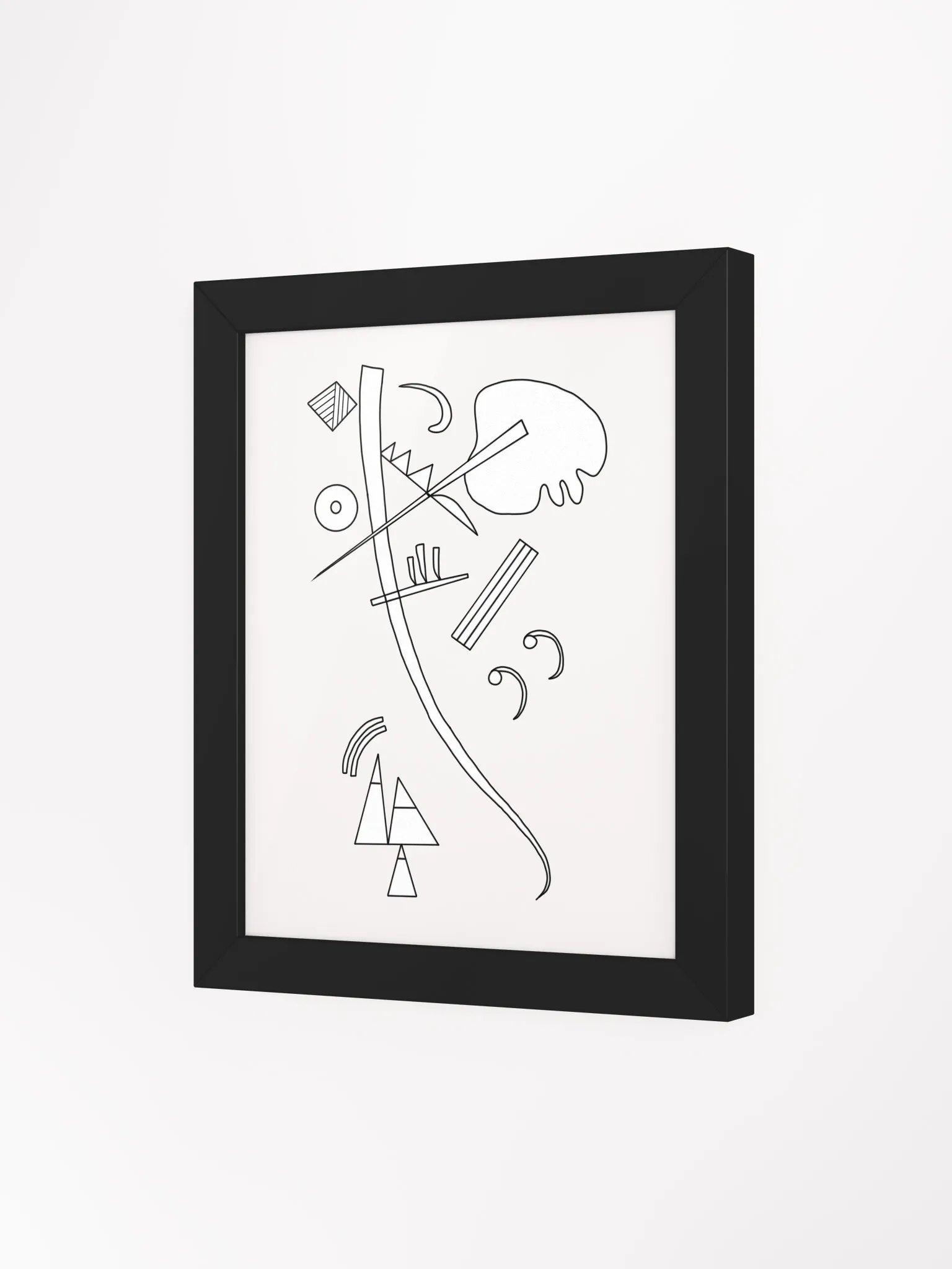 Color-Your-Own Kandinsky's Framed Poster! product image (61)