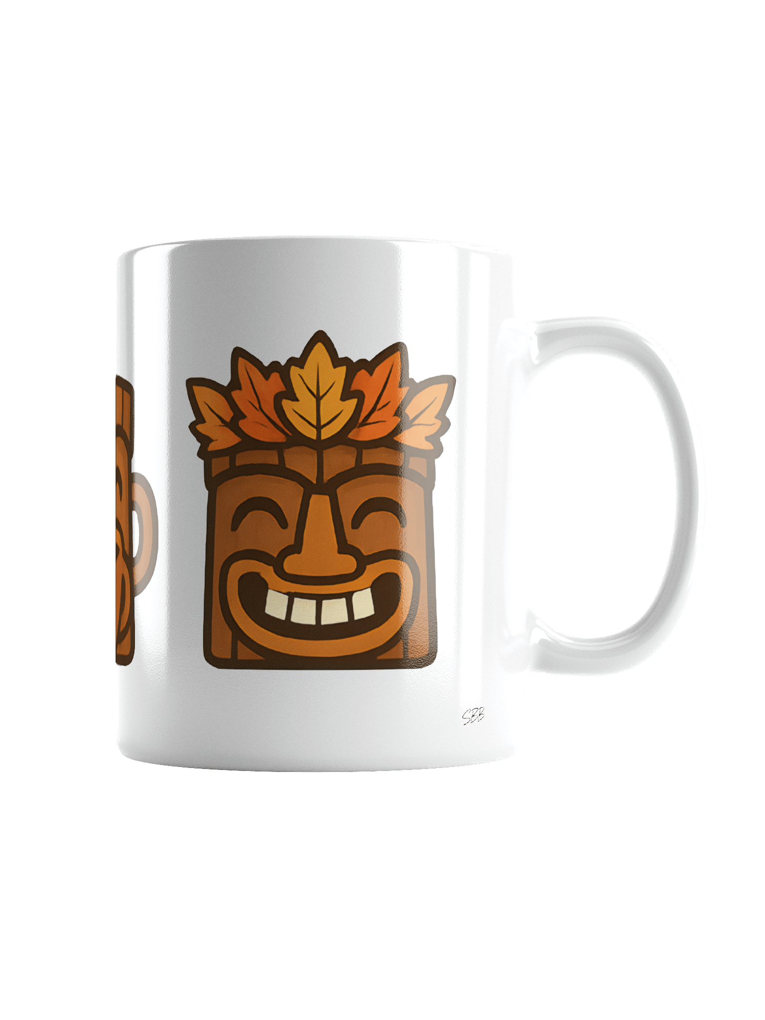 Autumn Tiki Emoji Warm Comfort Mug - 3 Sizes! product image (2)