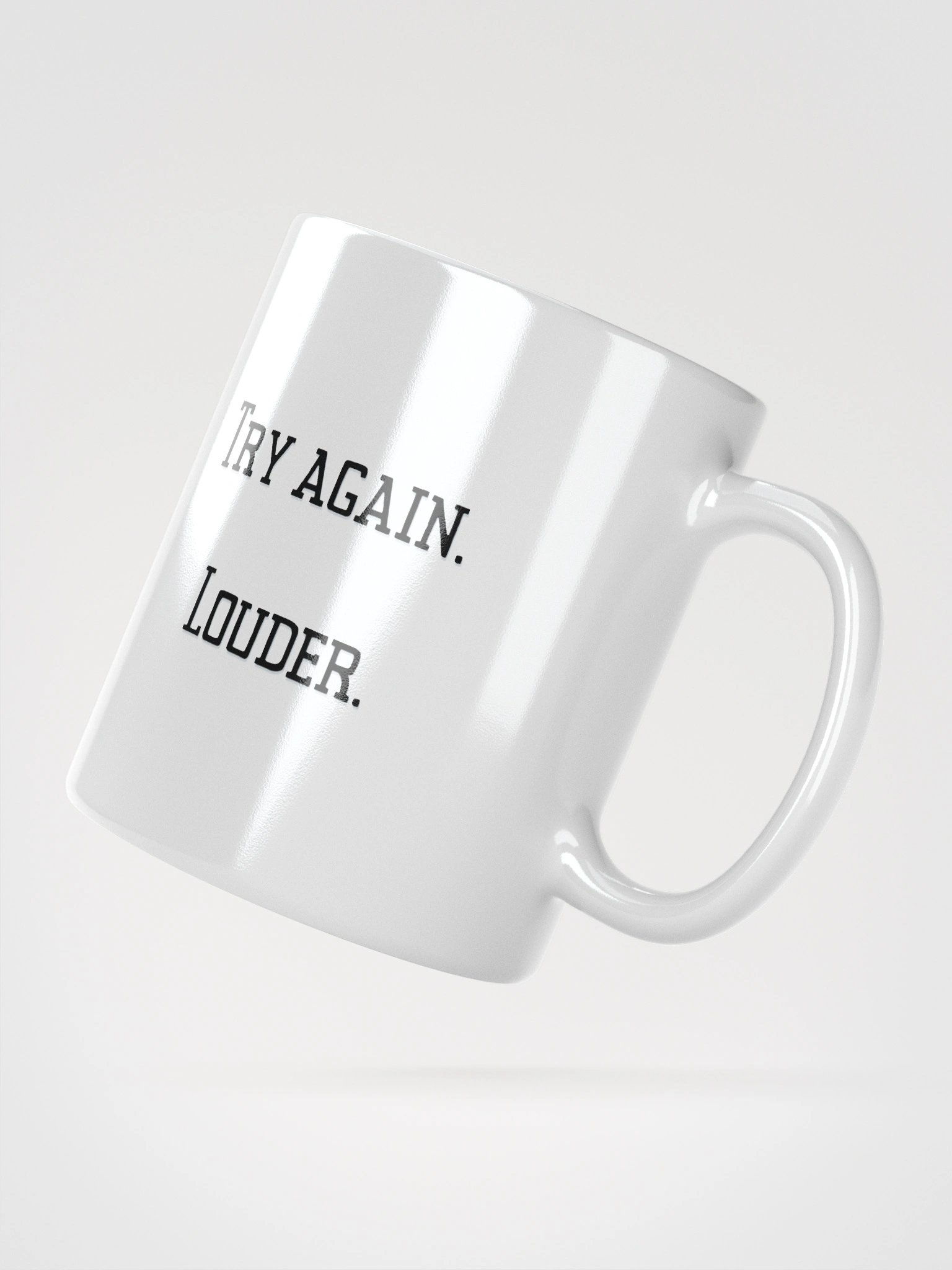 Truthbomb: Try Again. Louder. • Ceramic Mug product image (5)