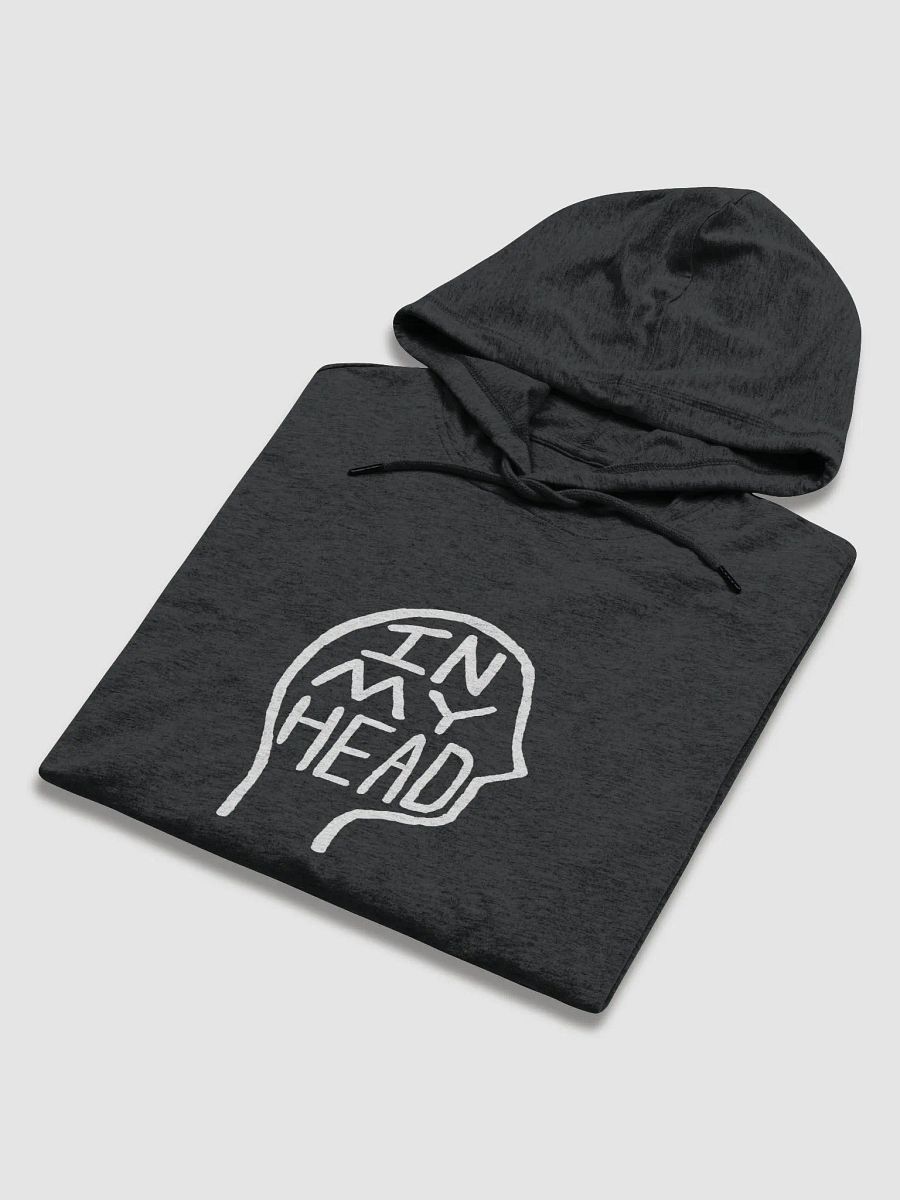 In My Head (white design) printed lightweight hoodie product image (6)