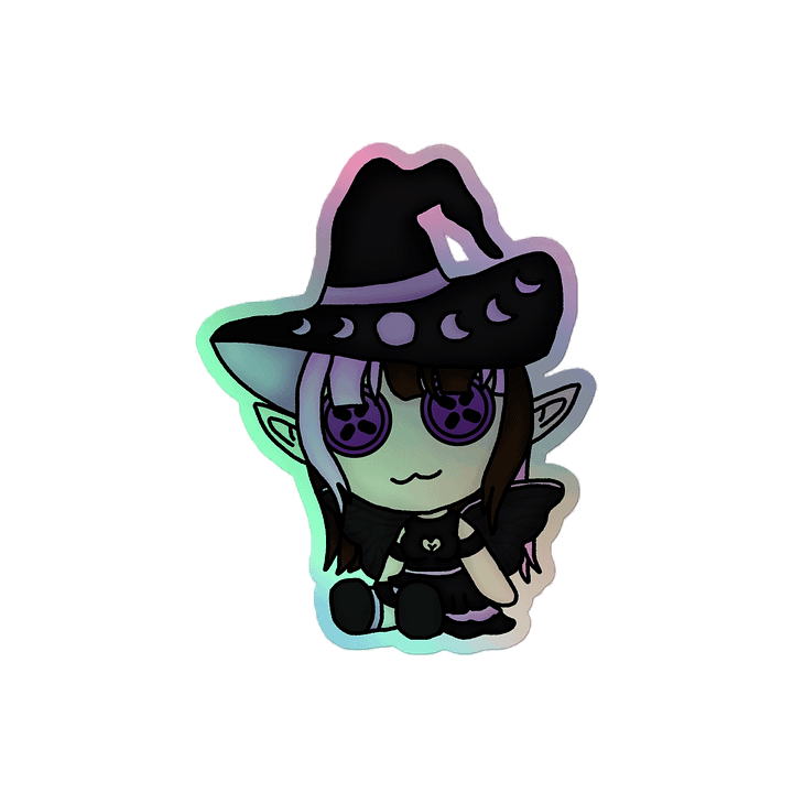 Ragdoll Mystic Chibi Holographic Sticker product image (2)
