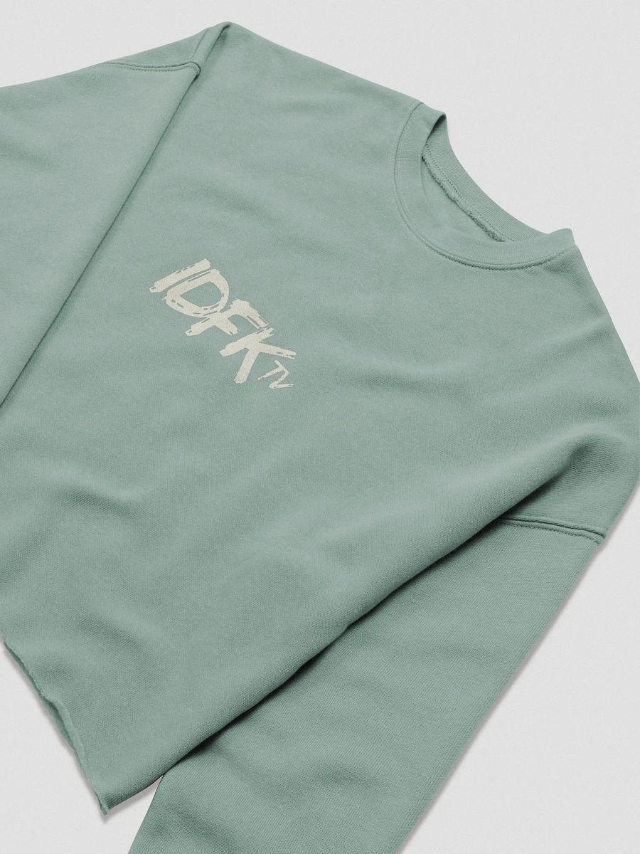 IDFKtv Longsleeve Women's Fleece Croptop Sweatshirt product image (3)