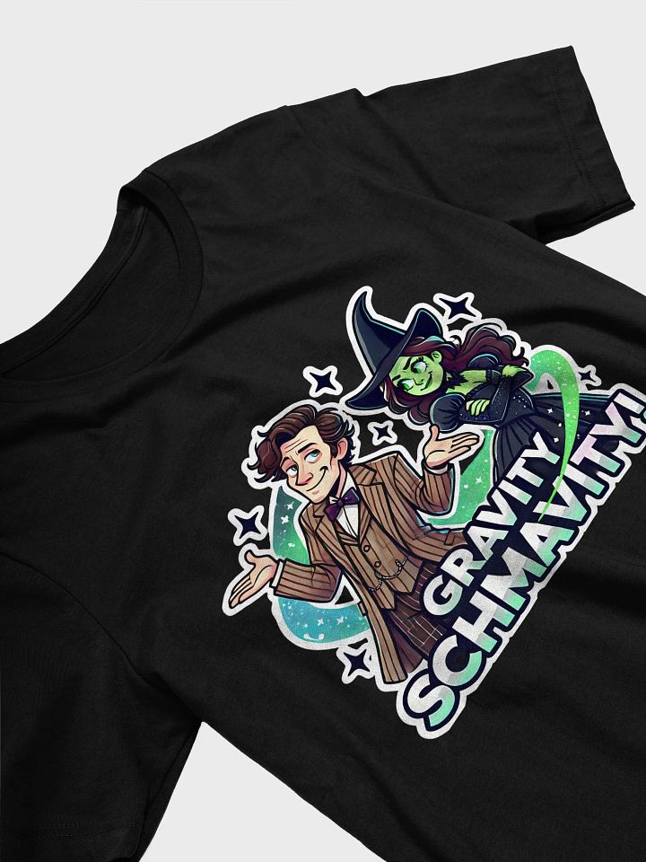 Defying Gravity Schmavity T-Shirt – Bella+Canvas Supersoft Wicked x Doctor Who Tee product image (2)