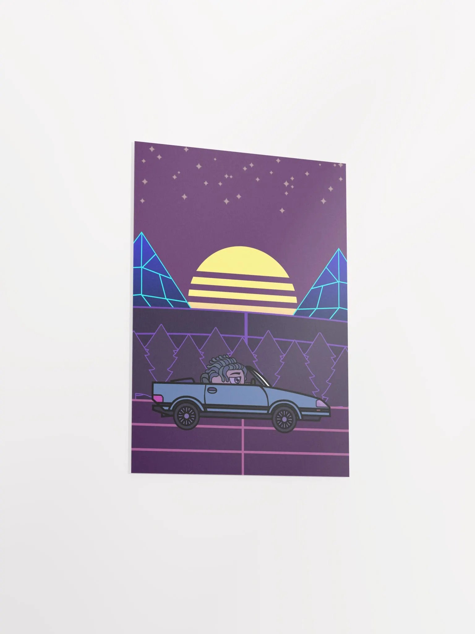 Synth Ride Poster product image (21)
