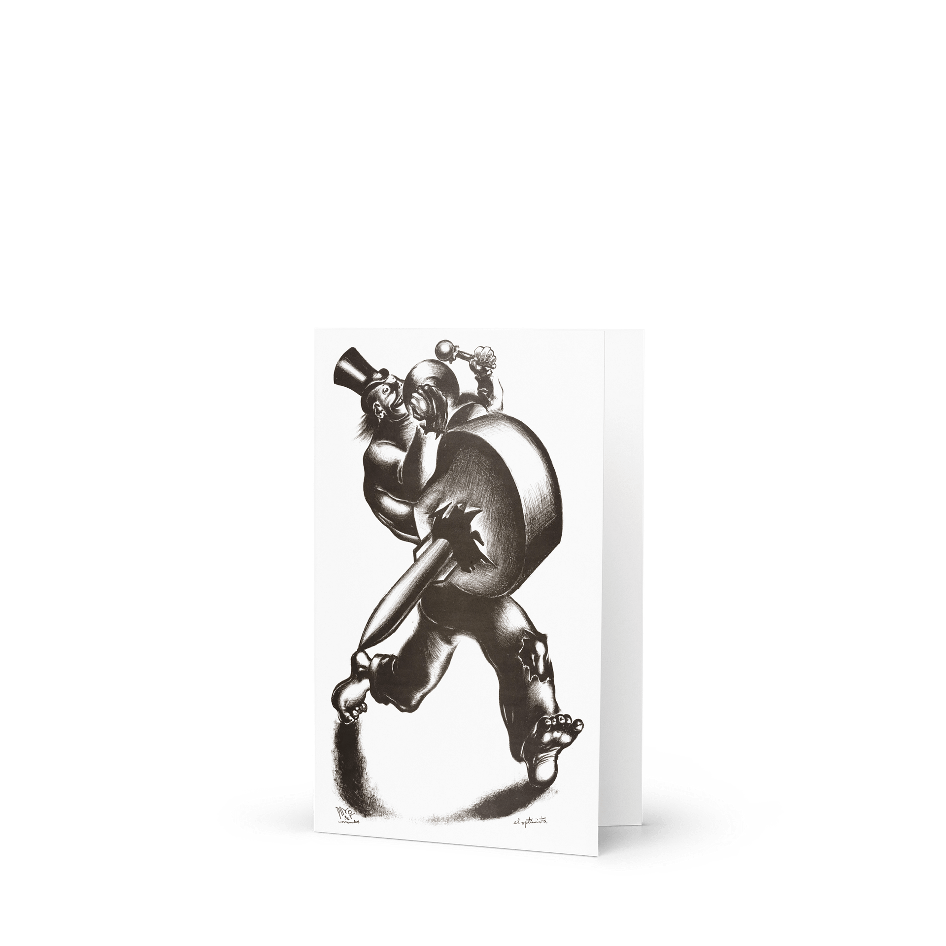 The Optimist Blank Greeting Card product image (1)