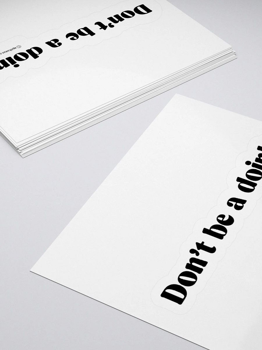 "Don't Be a Doink" Kiss-Cut Sticker 4 Sizes Available product image (4)