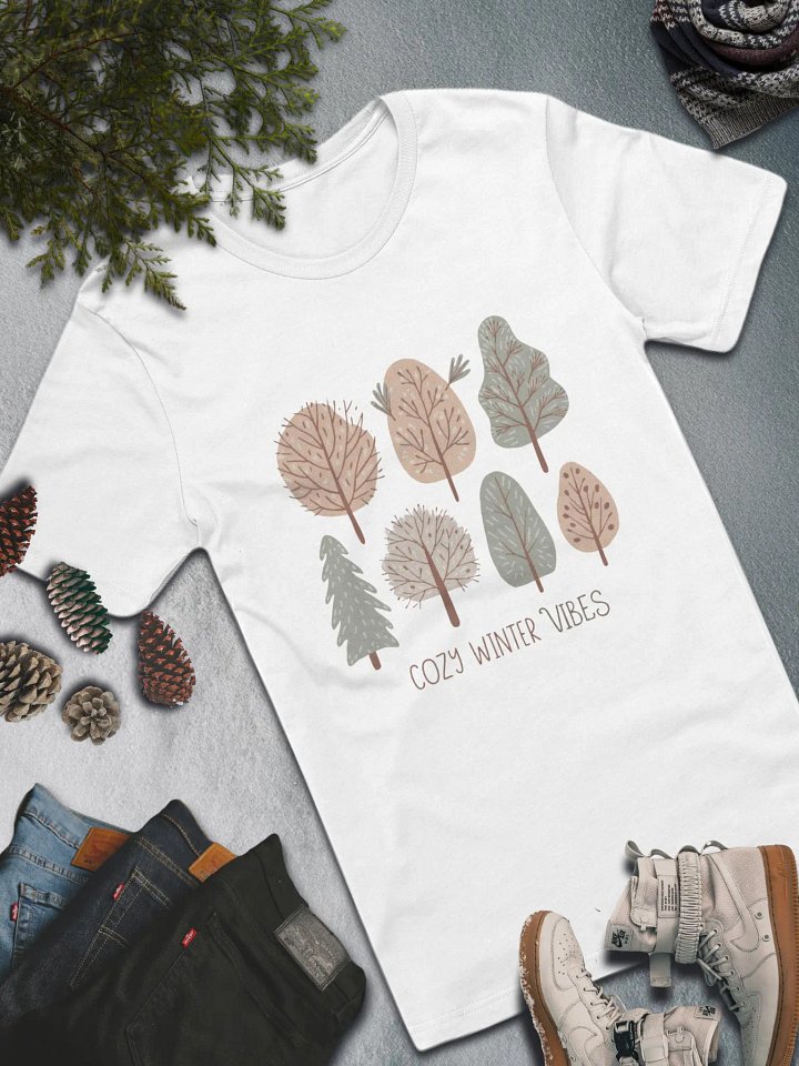 Cozy Winter Vibes T-Shirt – Warm and Charming Holiday Fashion product image (1)