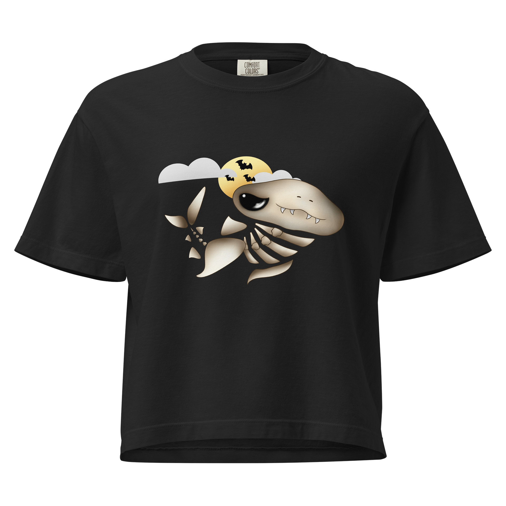 Moonlit Skele-Sharki Boxy Tee product image (1)