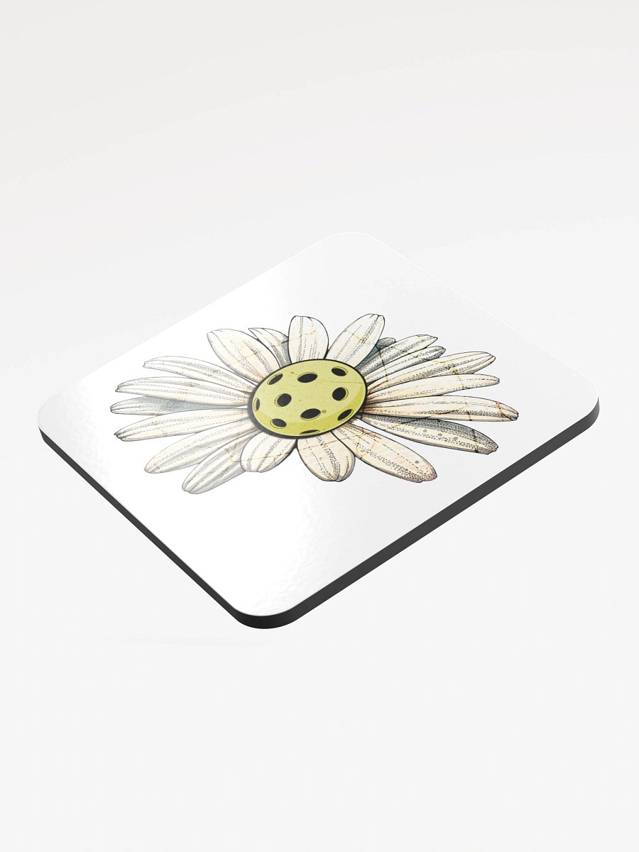 Flower Daisy Pickleball Dreams Glossed Coaster product image (4)