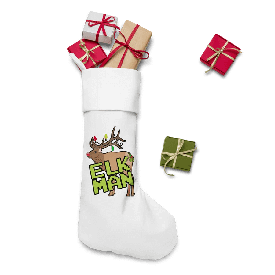 CHRISTMAS ELK MAN STOCKING!!! product image (5)