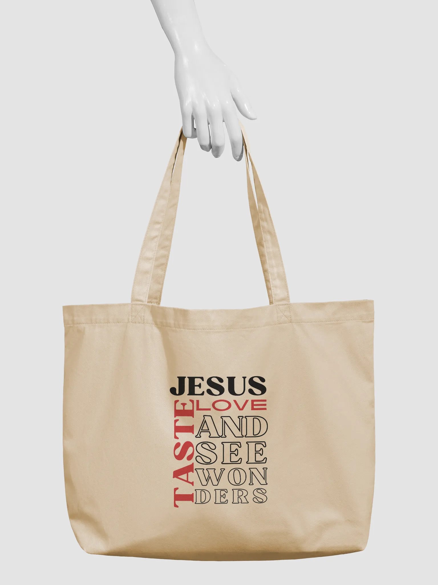 Taste JESUS Love Eco Tote bag product image (4)