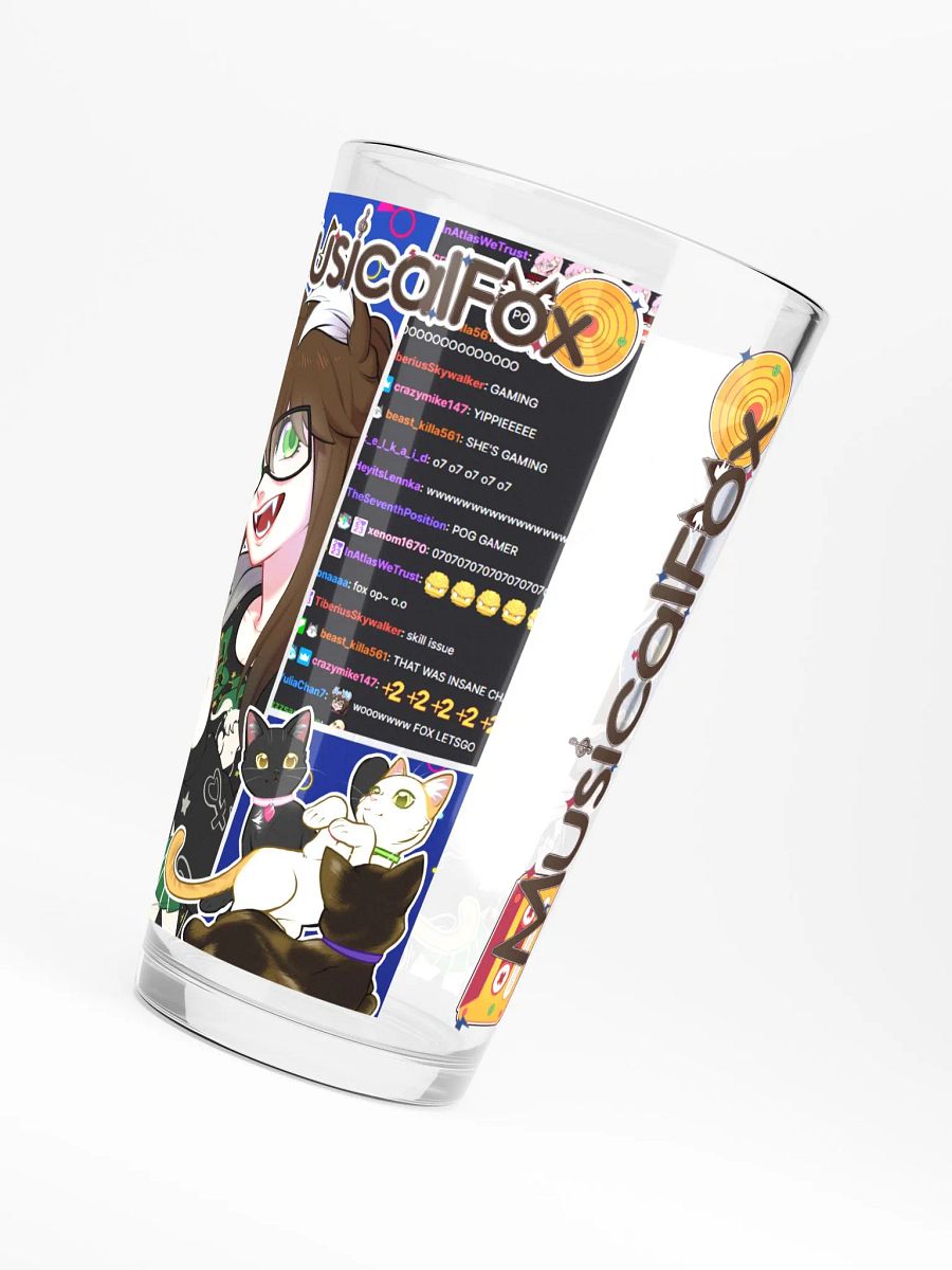 4 Year Streamversary Pint glass product image (6)