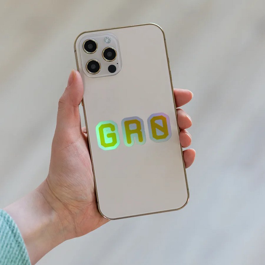 GRO (GOLDEN) STICKER product image (6)