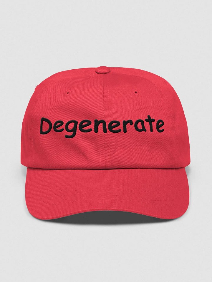Degenerate Dad Hat (Black) product image (1)