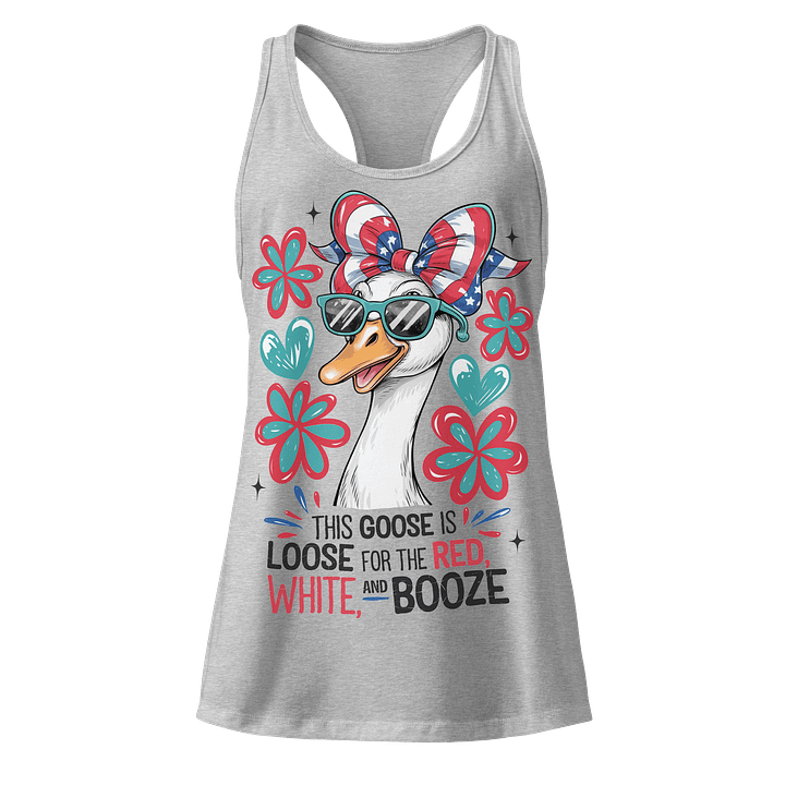 Patriotic Goose Women's Racerback Tank product image (5)