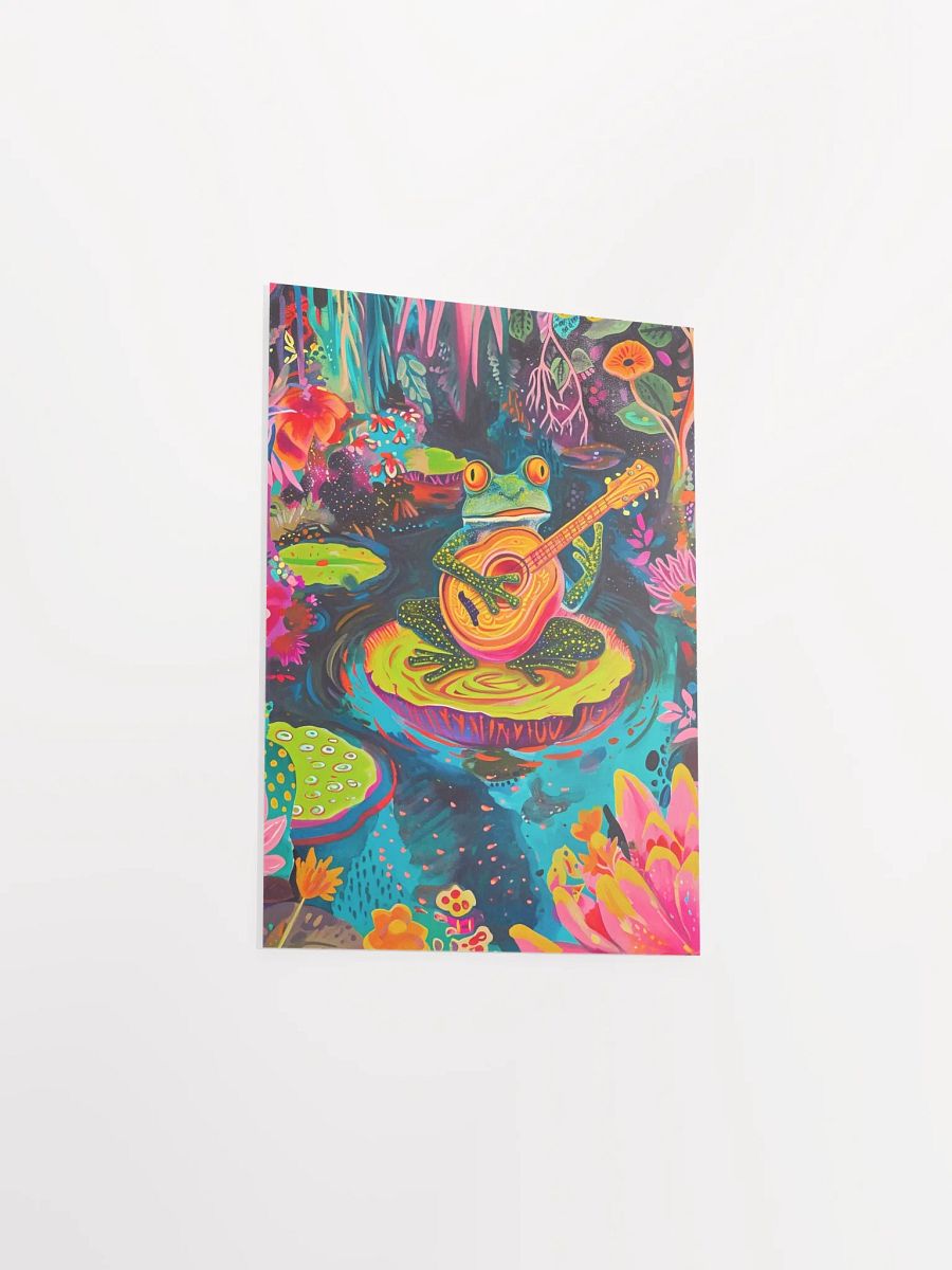Whimsical Frog Serenade Poster product image (6)