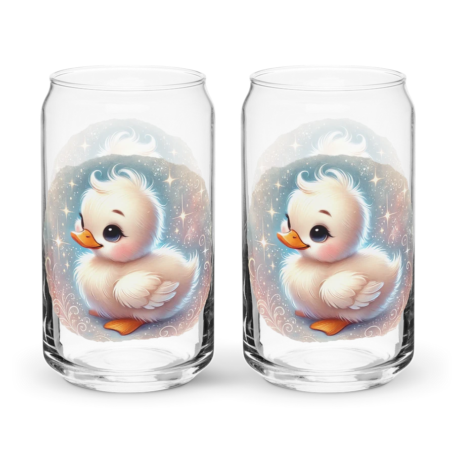 Baby Duckling Glass with Optional Bamboo Lid and Straw product image (29)