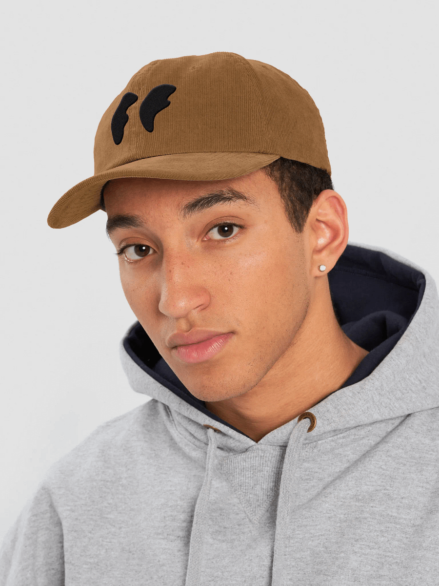 Black FF · corduroy dad hat product image (5)