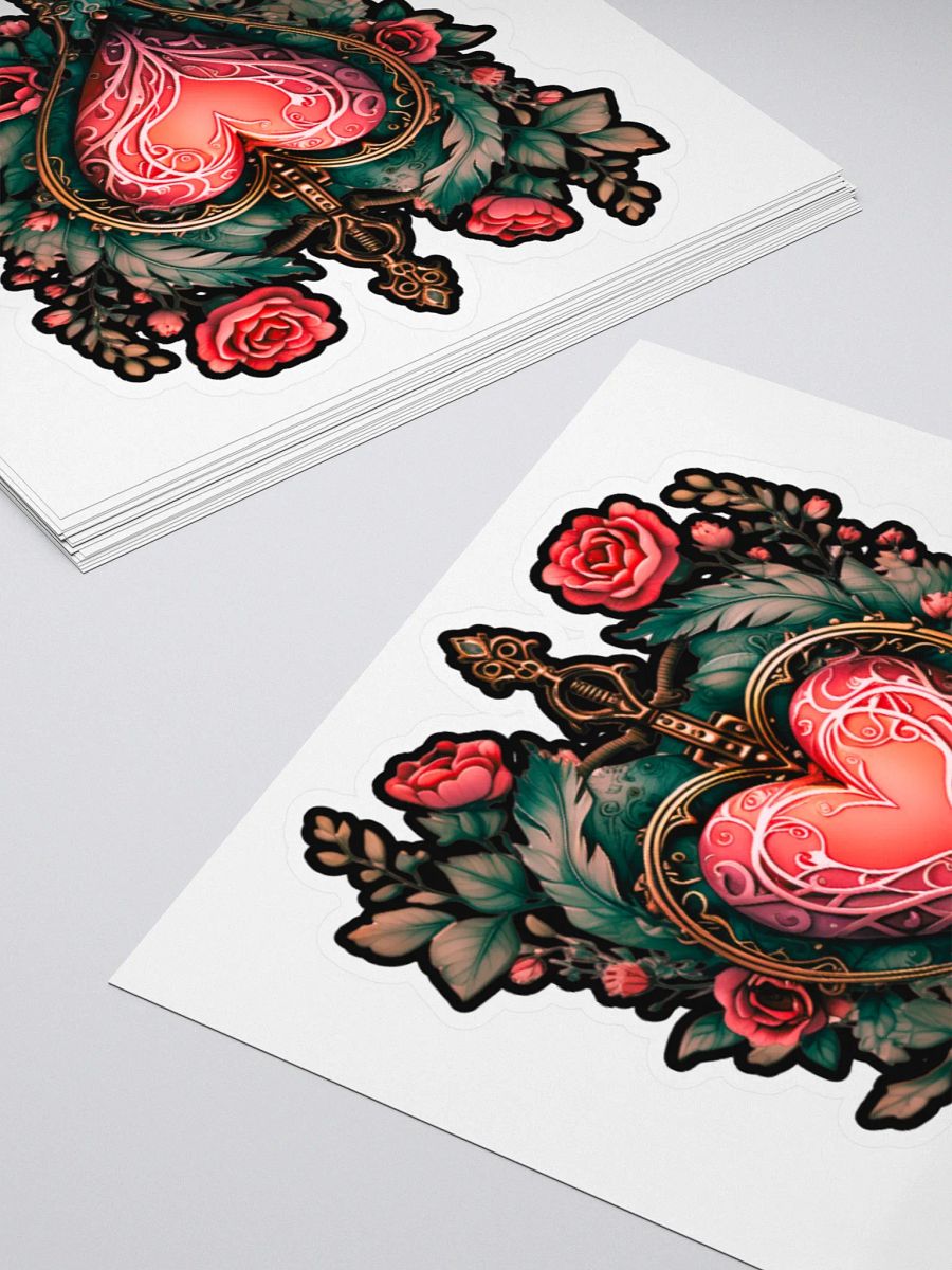 Vintage Heart Sticker product image (4)