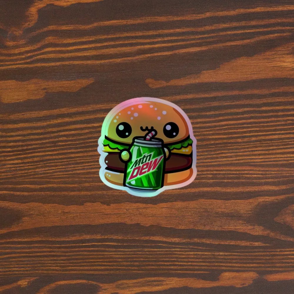 Burger Buddy Holographic Sticker Sheet product image (5)