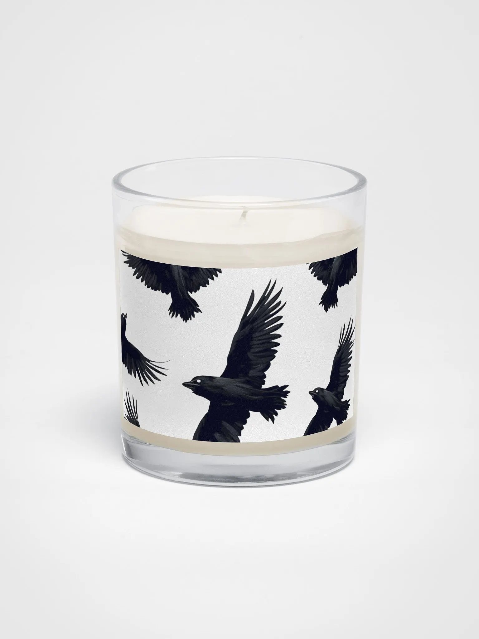 🌙 Mystical Crow Motif Soy Candle 🕯️ product image (1)