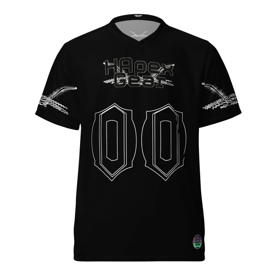 Sellout - Black - Black HApex Gear Black Logo - Recycled Unisex Sports Jersey product image (3)