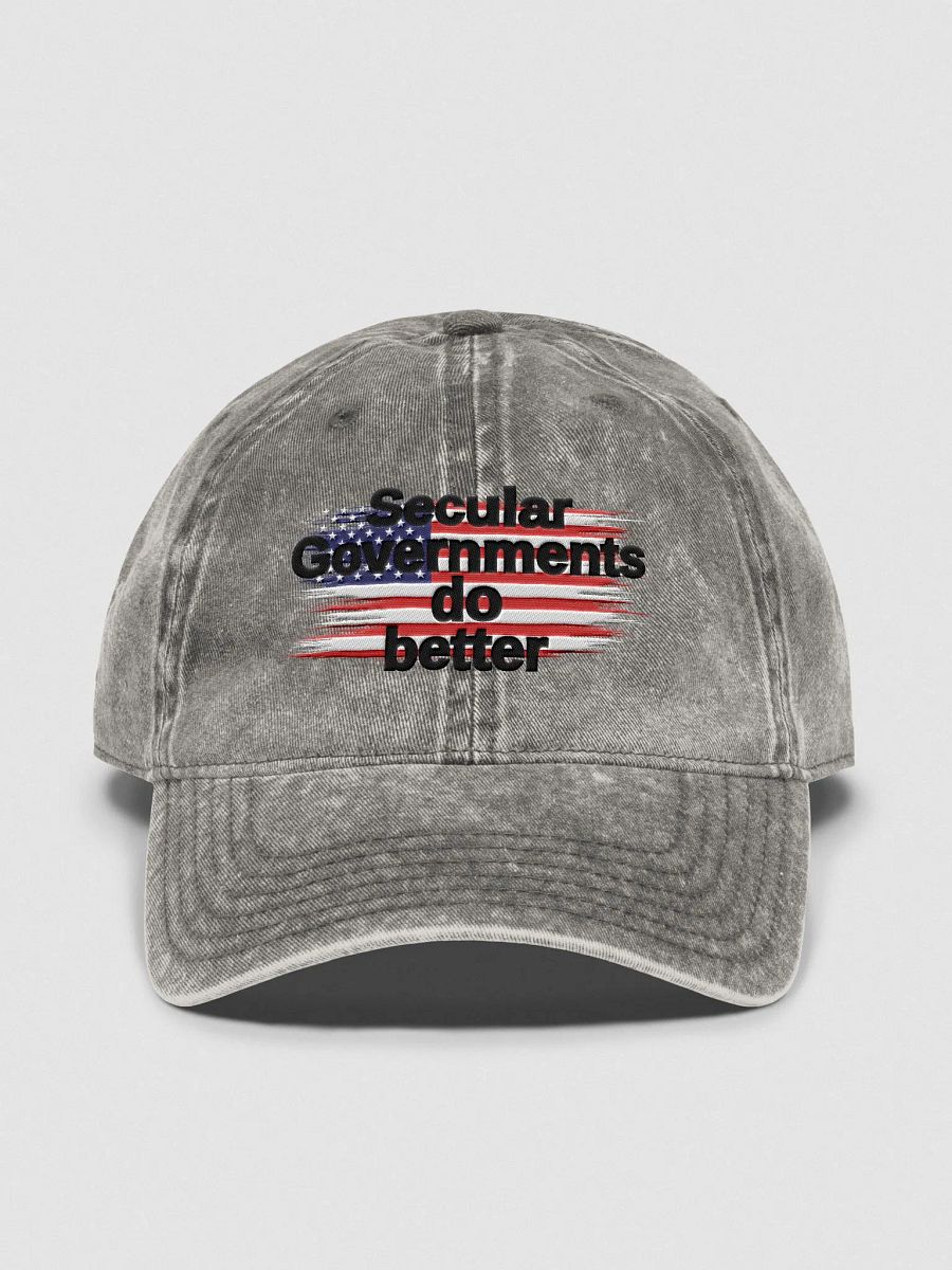 Secular Governments Do Better - Hat product image (7)