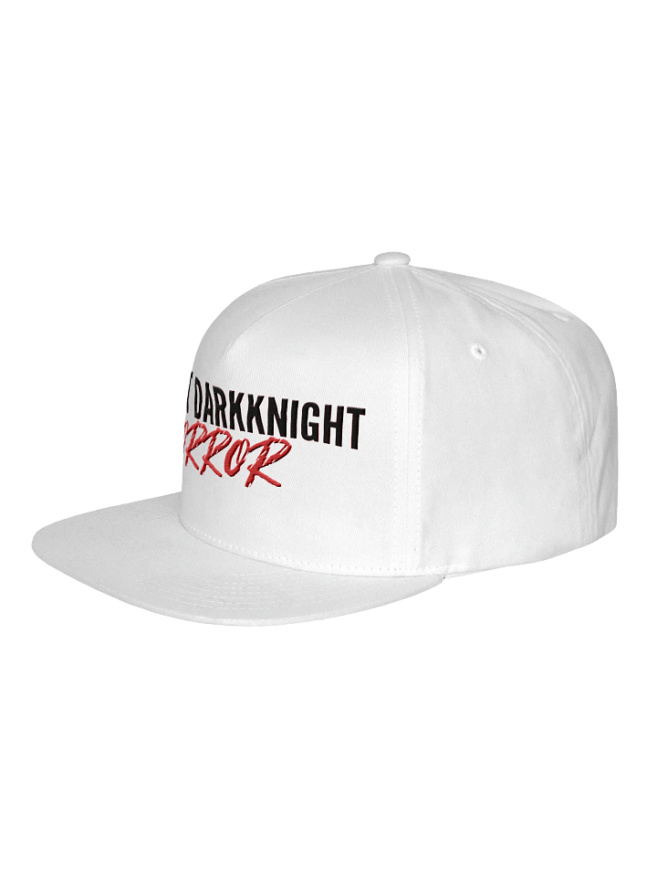 PDKH Embroidered Head Wear/ Unisex Snapback (Black & red letters) product image (2)