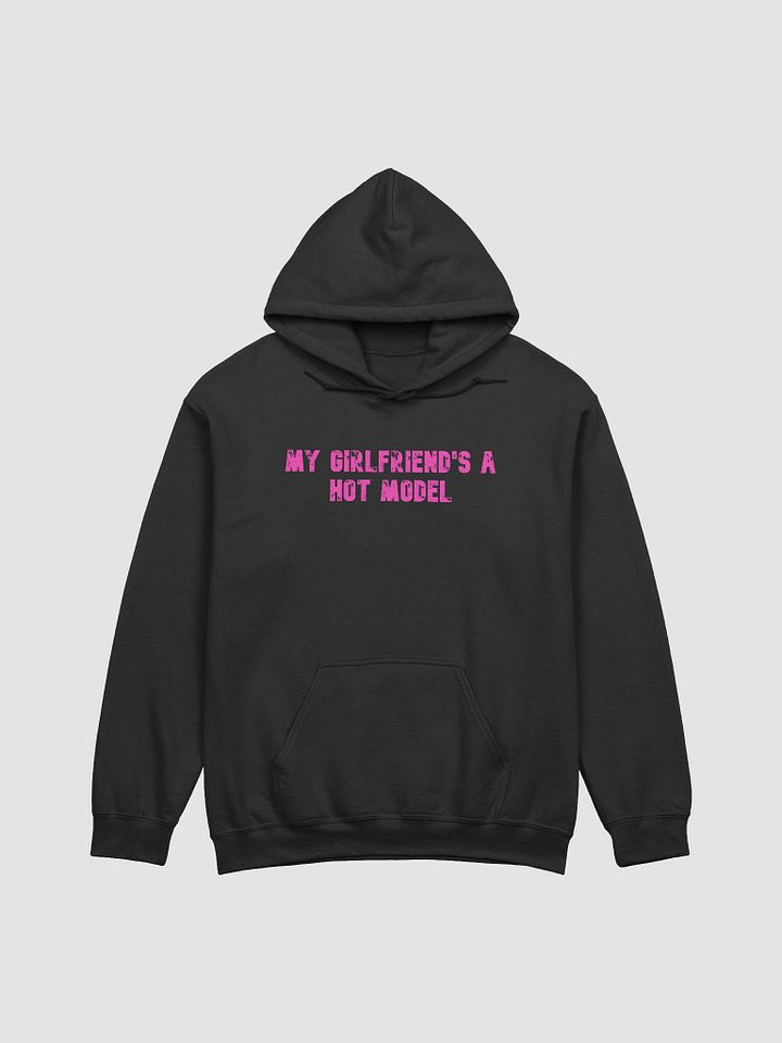 my girlfriend's a hot model hoodie product image (2)