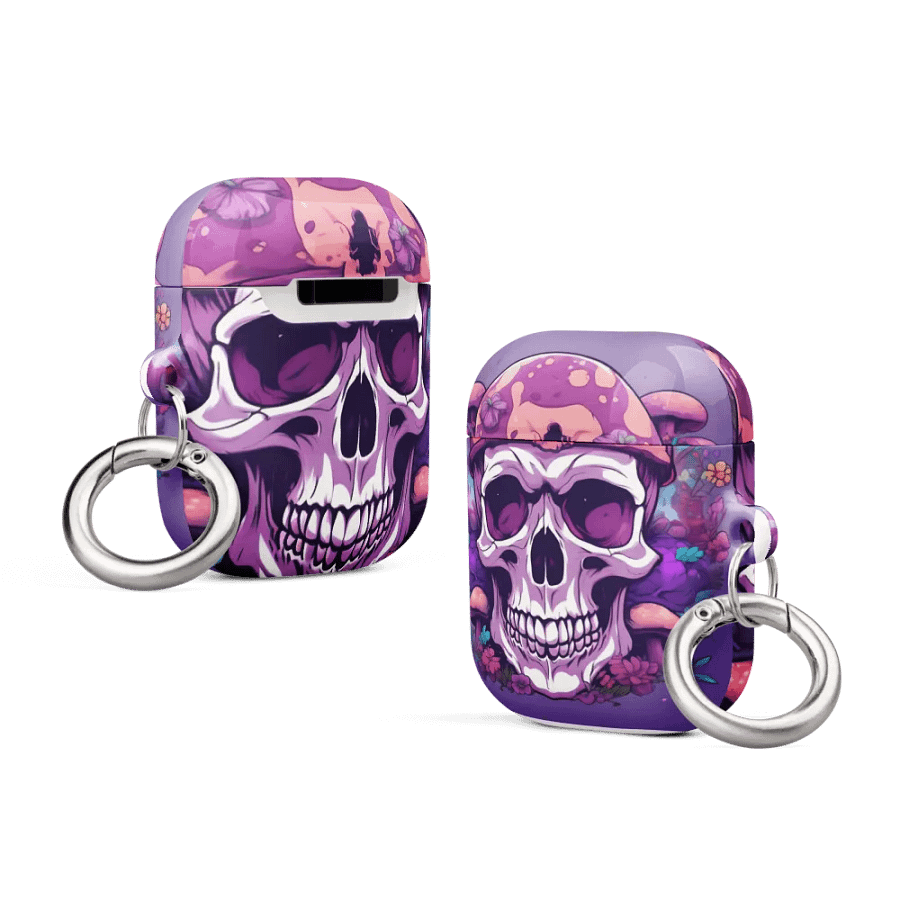 Psychedelic Mushroom Skull AirPods® Case product image (8)
