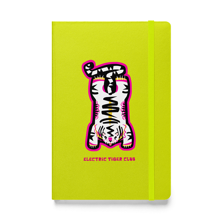 White Electric Tiger - Hardcover Notebook product image (3)